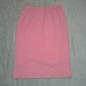 Pink vintage midi pencil skirt, size 8